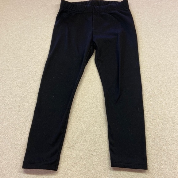 Jumping Beans Black Polyester Spandex  Leggings 4T - Picture 1 of 5
